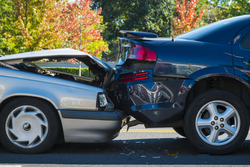 angry after car crash
