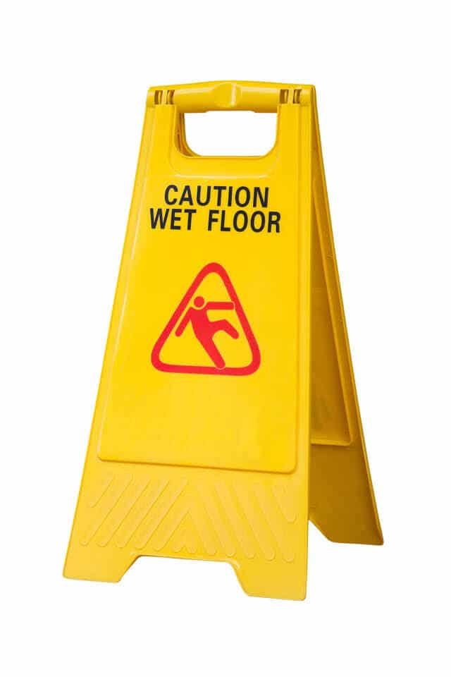 slip and fall at auto zone