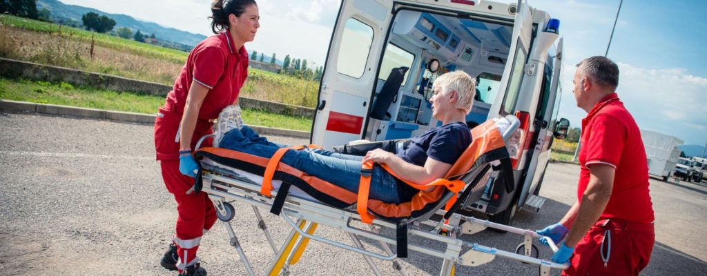 rib injury in accident with semi truck