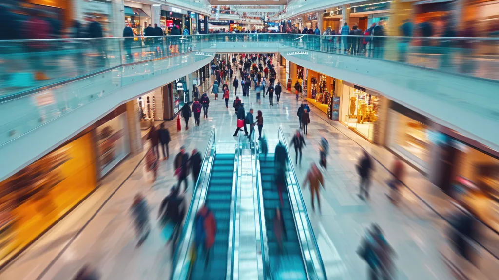 injured in a shopping mall